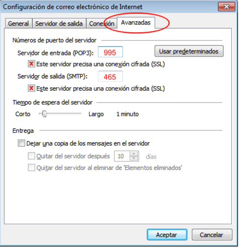 Configurar una cuenta de correo de cPanel en Outlook 2016